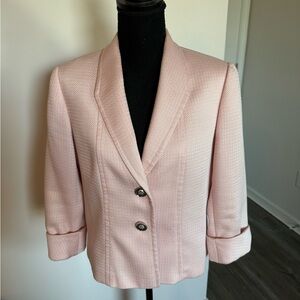 TAHARI ARTHUR S LEVINE Pink Blazer